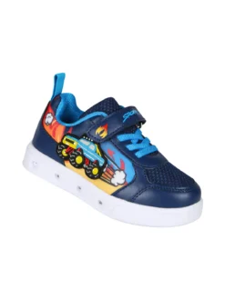 Giardino D'Oro Sneakers da bambino con luci e cinturino a strappo - blu
