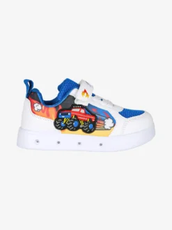 Giardino D'Oro Sneakers da bambino con luci e cinturino a strappo - bianco