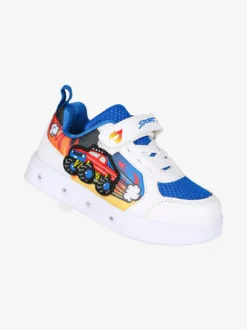 Giardino D'Oro Sneakers da bambino con luci e cinturino a strappo - bianco