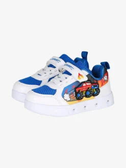 Giardino D'Oro Sneakers da bambino con luci e cinturino a strappo - bianco