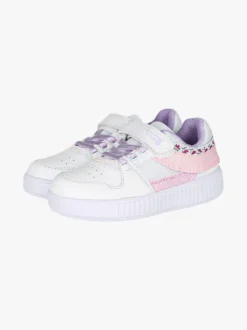 Giardino D'Oro Sneakers da ragazza basse con cinturino a strappo - bianco
