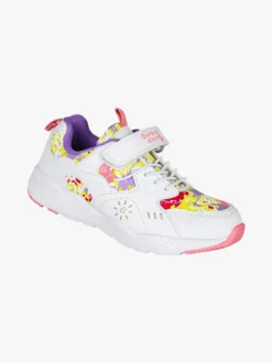 Giardino D'Oro Sneakers da ragazza con cinturino a strappo - bianco