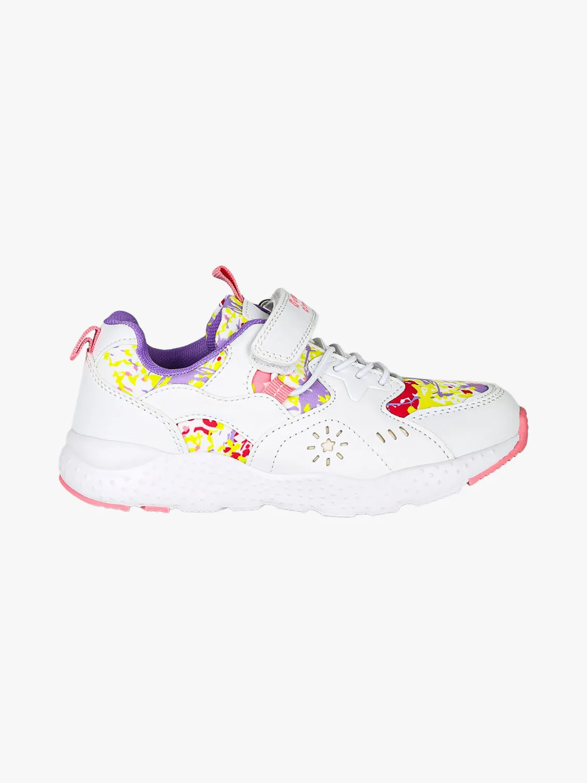 Giardino D'Oro Sneakers da ragazza con cinturino a strappo - bianco