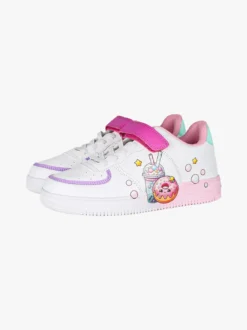 Giardino D'Oro Sneakers da ragazza con cinturino a strappo - fucsia