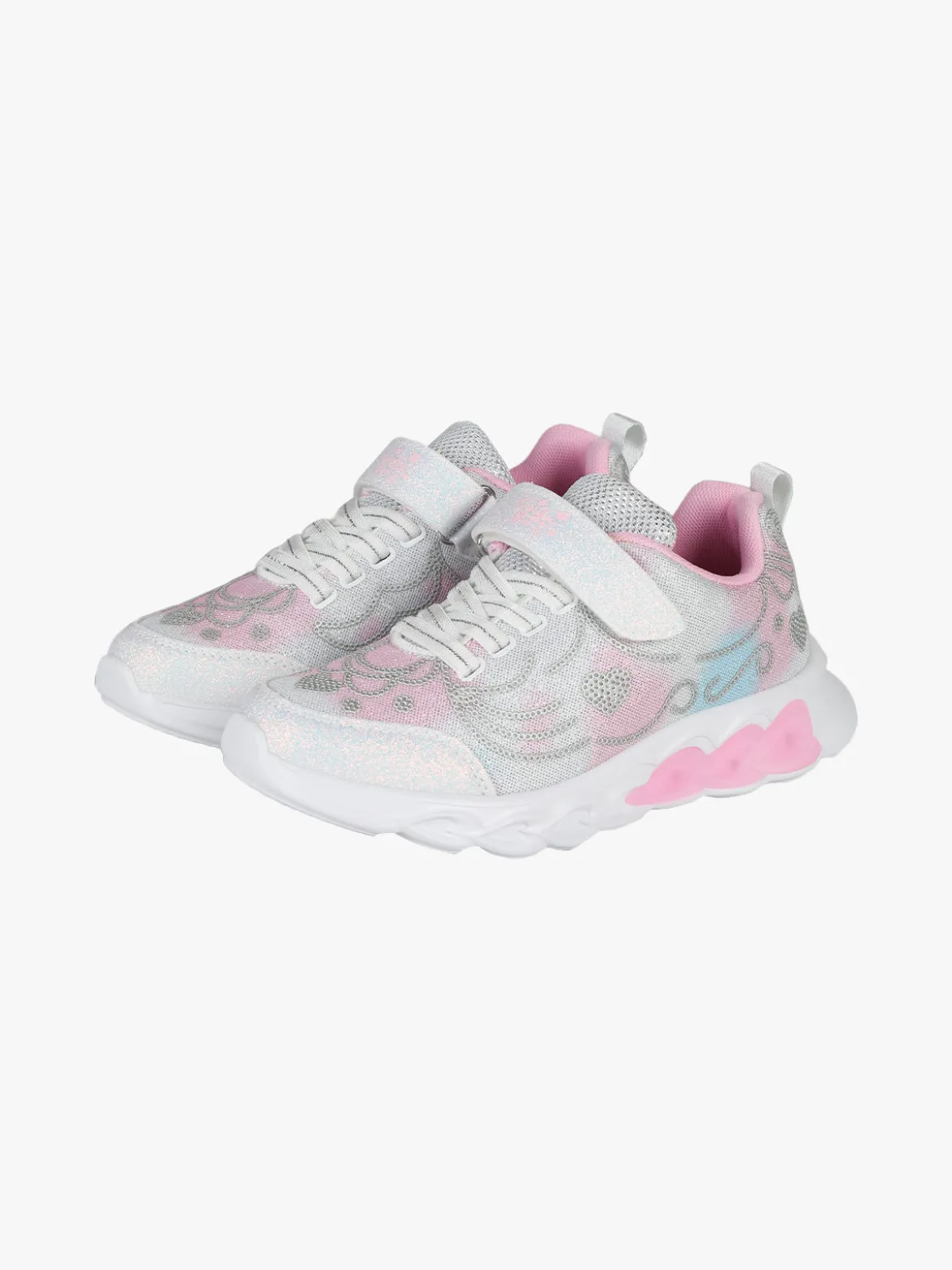 Giardino D'Oro Sneakers da ragazza con glitter e luci