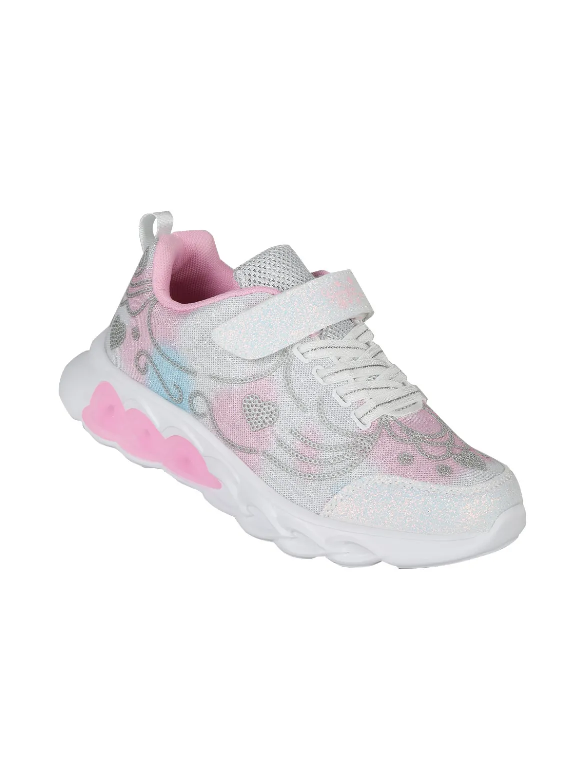 Giardino D'Oro Sneakers da ragazza con glitter e luci