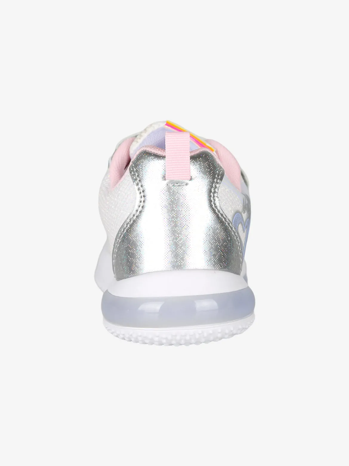 Giardino D'Oro Sneakers da ragazza con luci e cinturino a strappo - bianco
