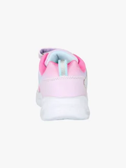 Giardino D'Oro Sneakers da ragazza con luci e cinturino a strappo - rosa