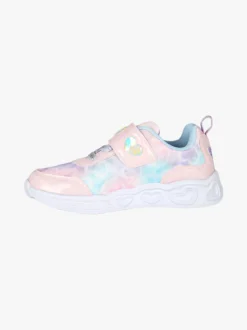 Giardino D'Oro Sneakers da ragazza con strappo e luci - rosa