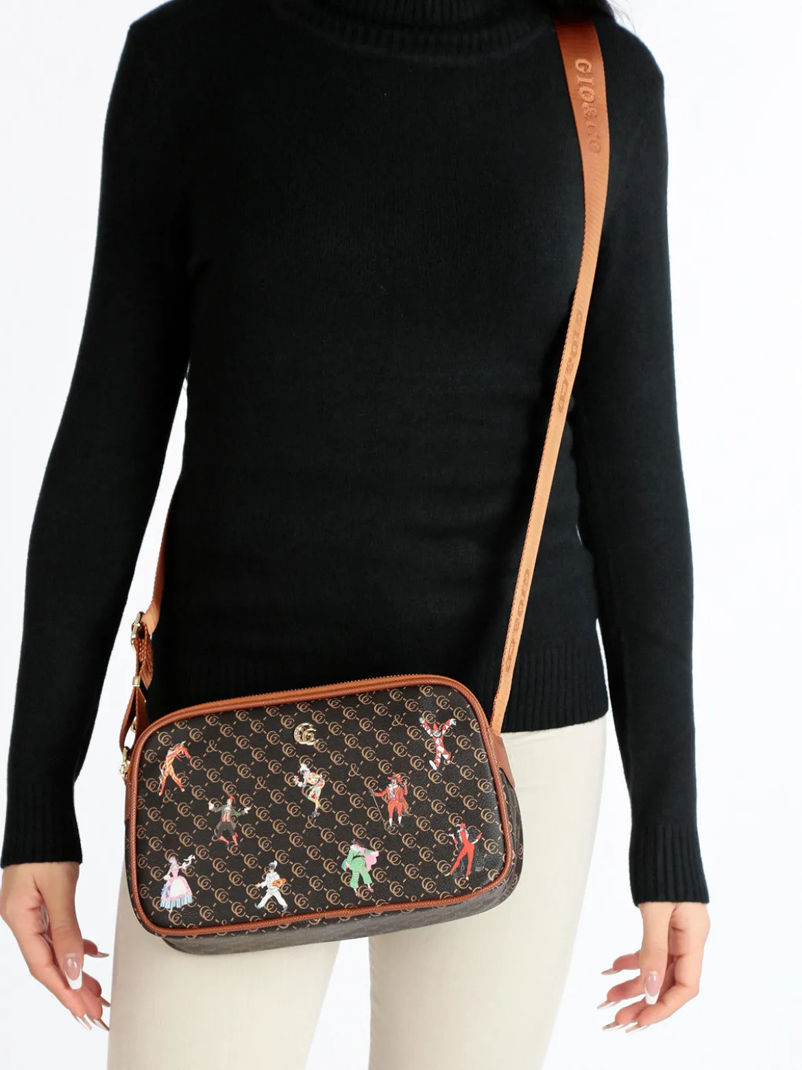 Gio&Co Borsa a tracolla con stampe