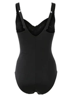 Gios 978 Body donna con pizzo COPPA B - nero