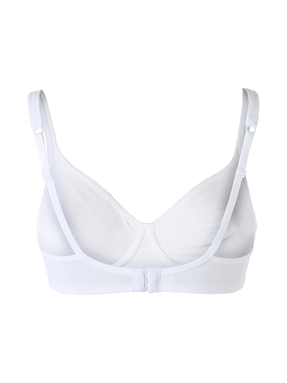 Gios CANNELLA Reggiseno con coppe preformate con rinforzo imbottito in cotone COPPA B - bianco