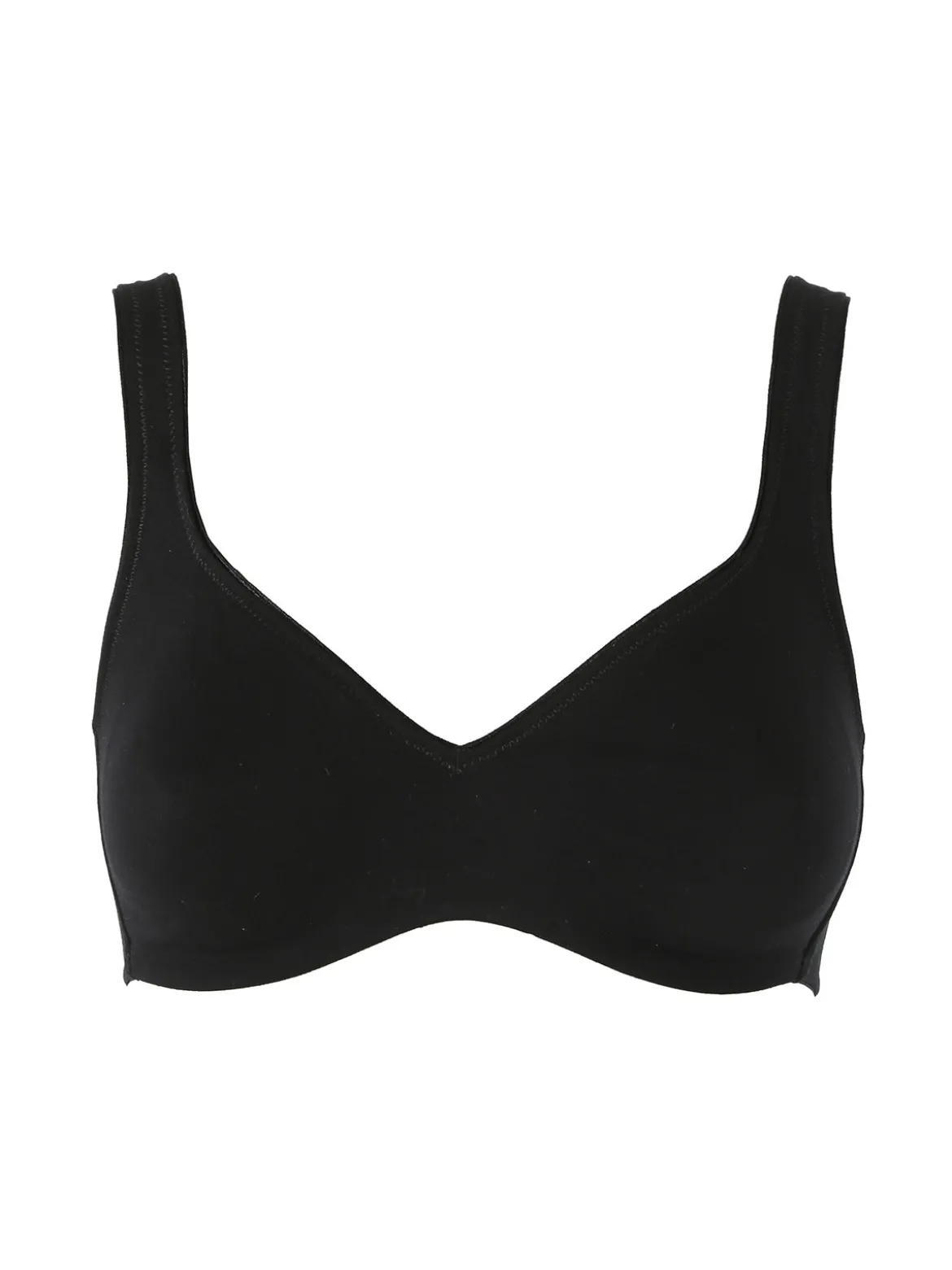 Gios PINK Reggiseno con coppe preformate in cotone makò COPPA B - nero