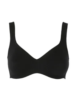 Gios PINK Reggiseno con coppe preformate in cotone makò COPPA B - nero