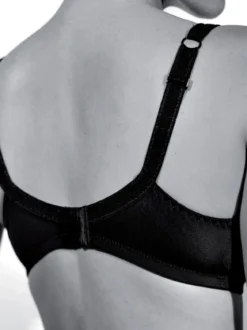 Gios 973 Reggiseno con coppe foderate in cotone COPPA B - nero