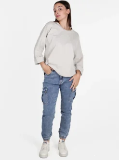Gioya Felpa leggera da donna oversize