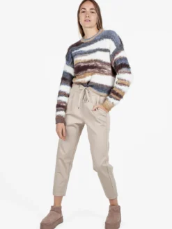 Gioya Pantaloni casual da donna con coulisse