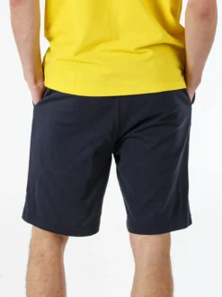 Givova Bermuda sportivi da uomo in felpa con coulisse - blu scuro