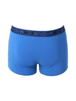 Givova Boxer da uomo bicolore in cotone bielastico - blu