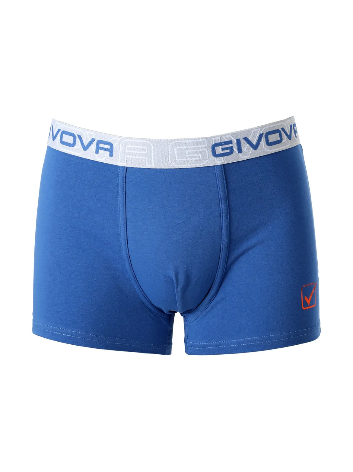 Givova Boxer da uomo in cotone bielastico - blu