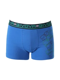 Givova Boxer da uomo in cotone bielastico - blu