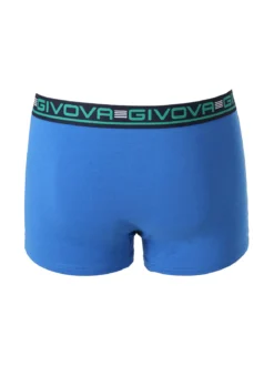 Givova Boxer da uomo in cotone bielastico - blu