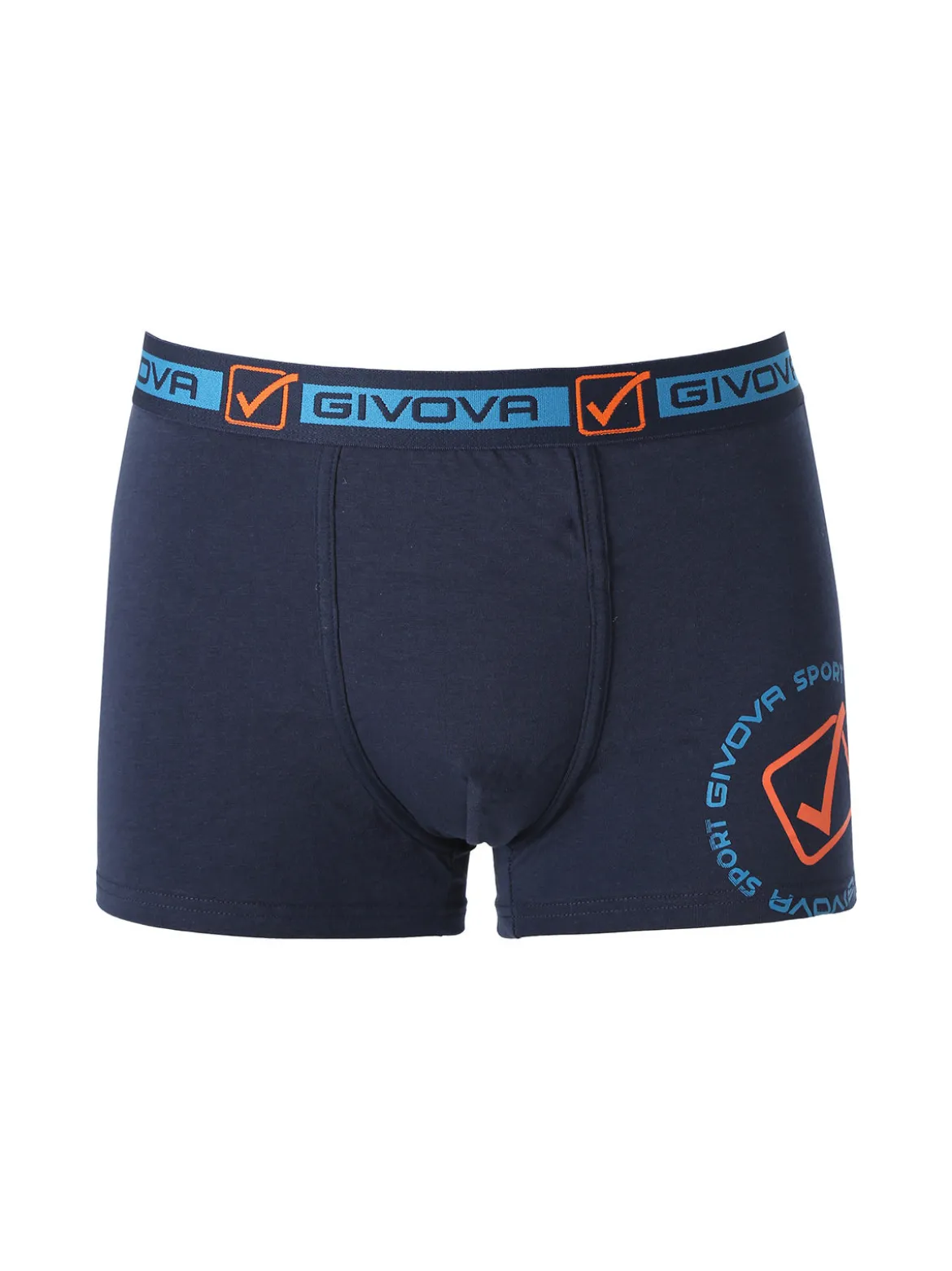 Givova Boxer da uomo in cotone bielastico - blu scuro