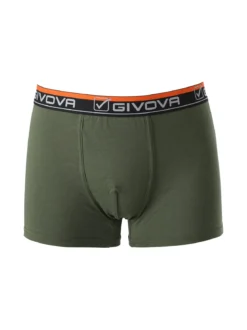 Givova Boxer da uomo in cotone bielastico - militare