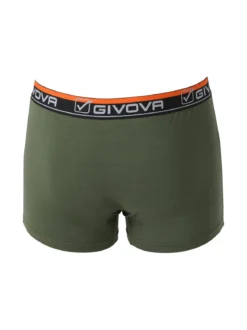 Givova Boxer da uomo in cotone bielastico - militare