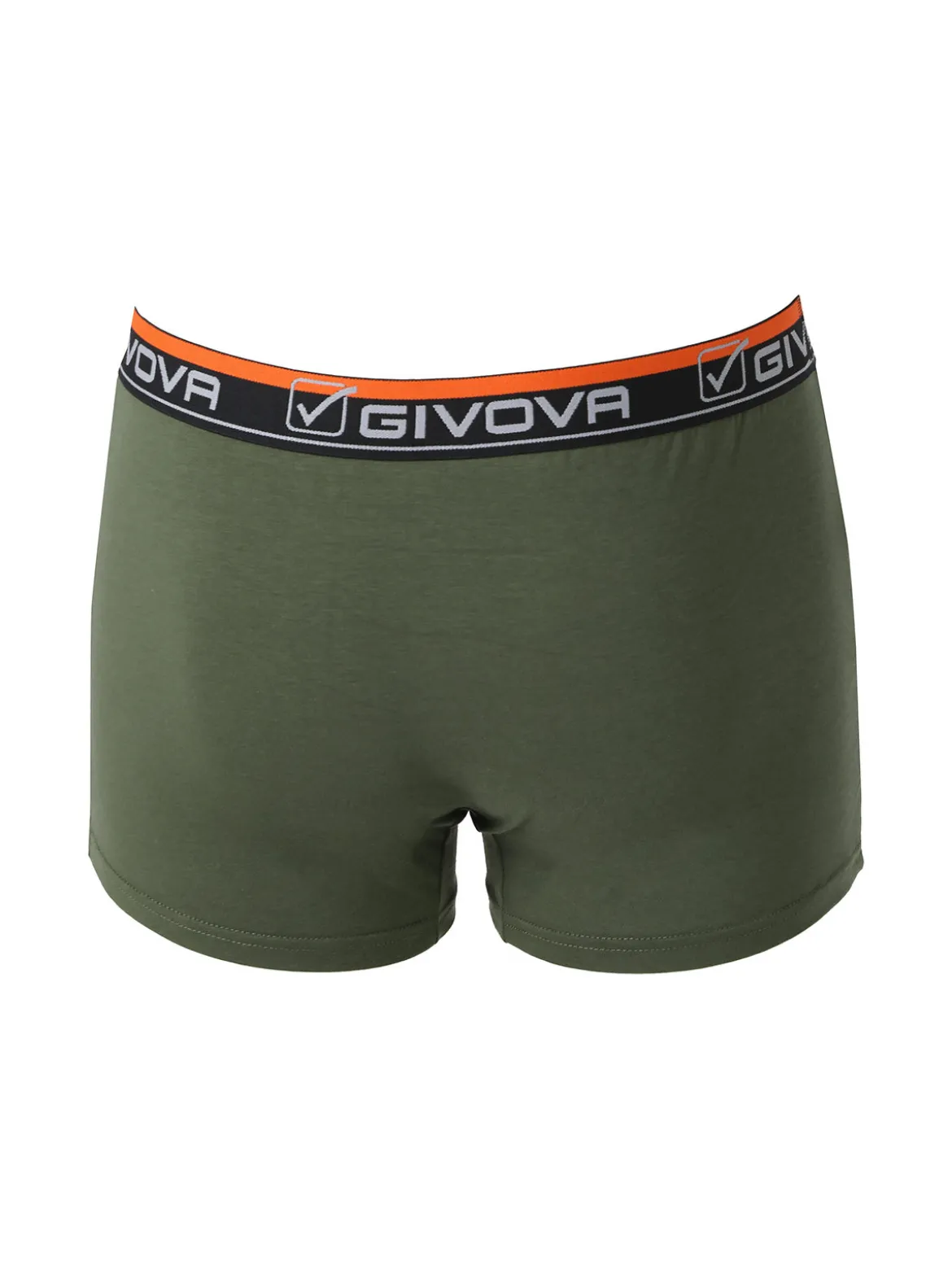 Givova Boxer da uomo in cotone bielastico - militare