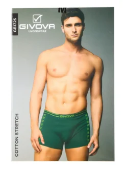 Givova Boxer da uomo in cotone stretch - blu
