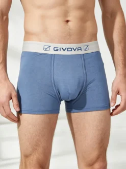 Givova Boxer da uomo tinta unita in cotone bielastico