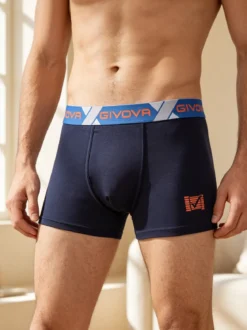 Givova Boxer uomo in cotone bielastico tinta unita