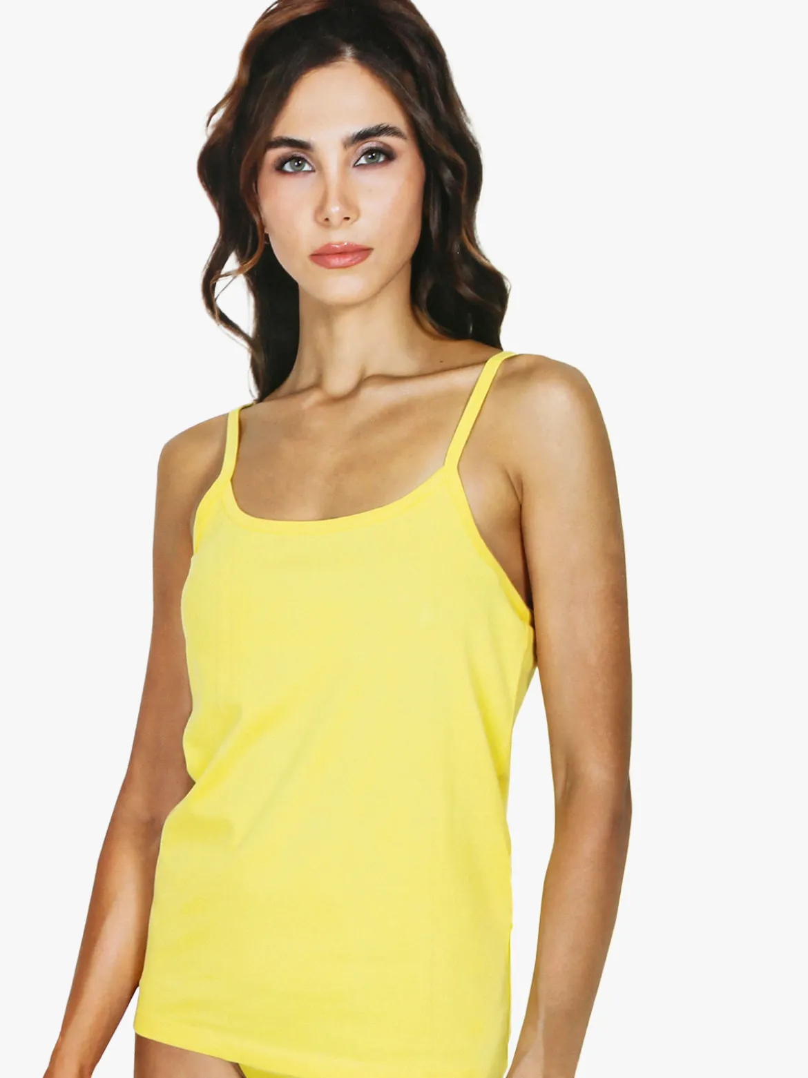 Givova Canotta donna in cotone - giallo