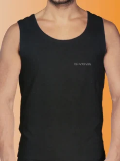 Givova Canotta uomo in cotone - nero