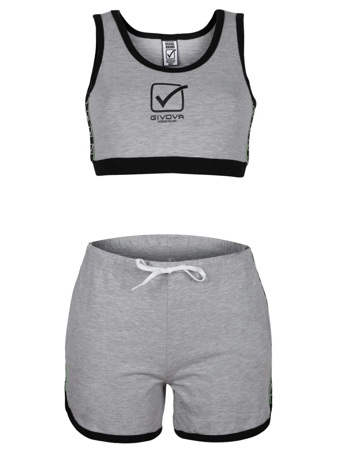 Givova Competo sportivo donna top + shorts