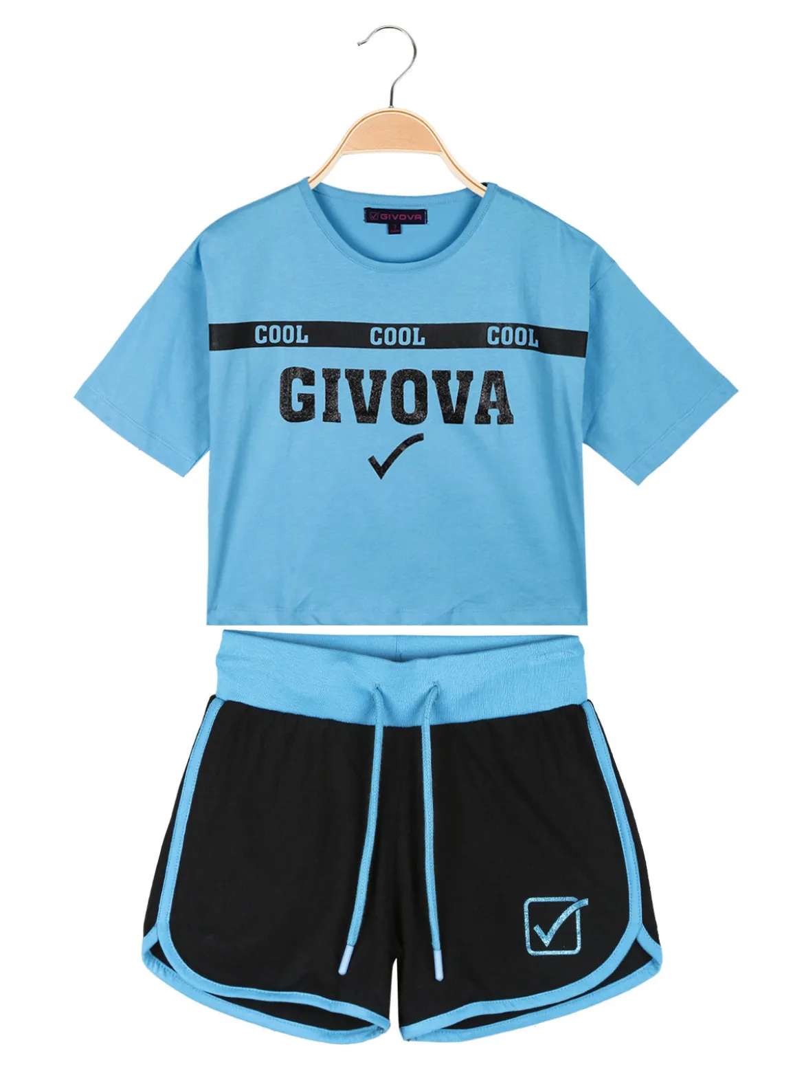 Givova Completo corto da bambina 2 pezzi