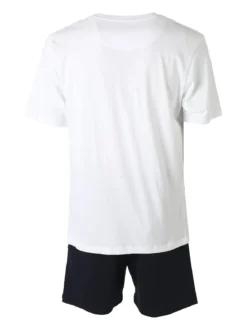Givova Completo corto da uomo in cotone con logo - bianco
