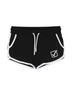 Givova Completo sportivo da ragazza con top e shorts - nero
