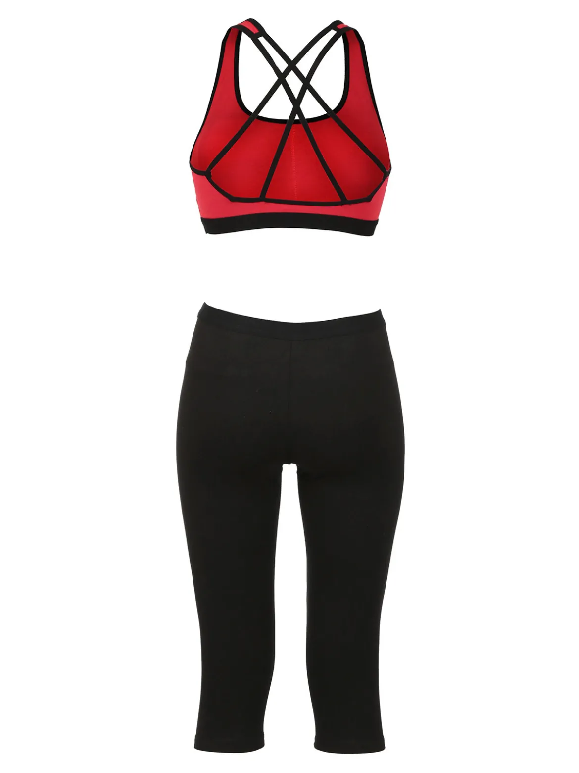 Givova Completo sportivo donna top + leggings a 3/4