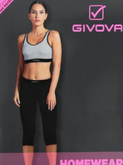 Givova Completo sportivo donna top + leggings a 3/4