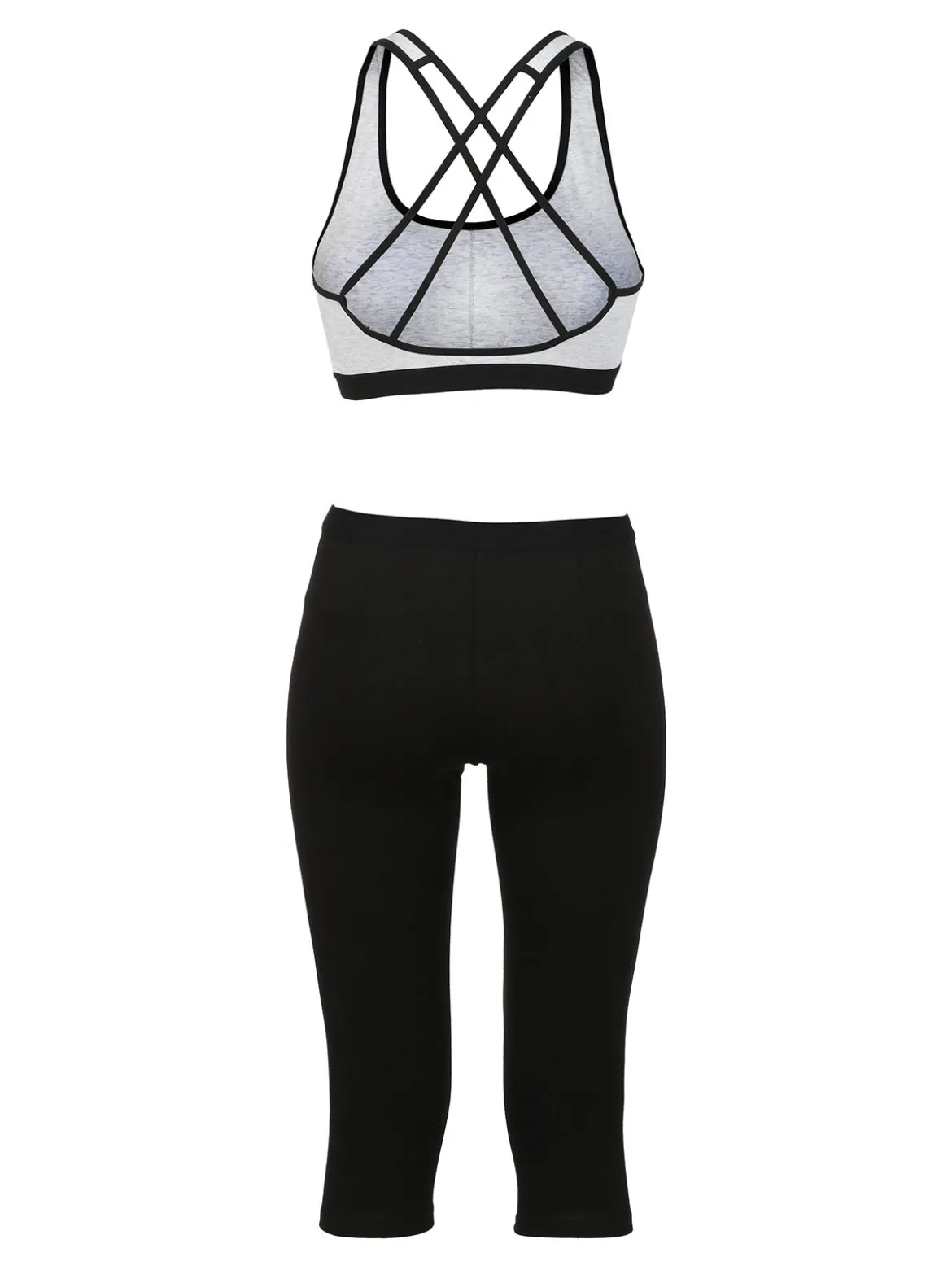 Givova Completo sportivo donna top + leggings a 3/4