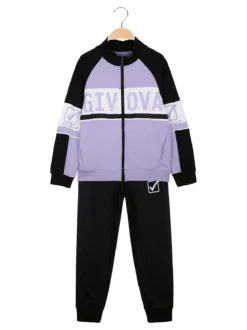 Givova Completo tuta da bambina 2 pezzi con zip intera