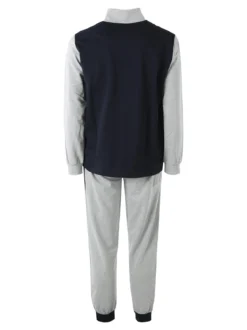 Givova Completo tuta da uomo full zip in cotone - blu scuro