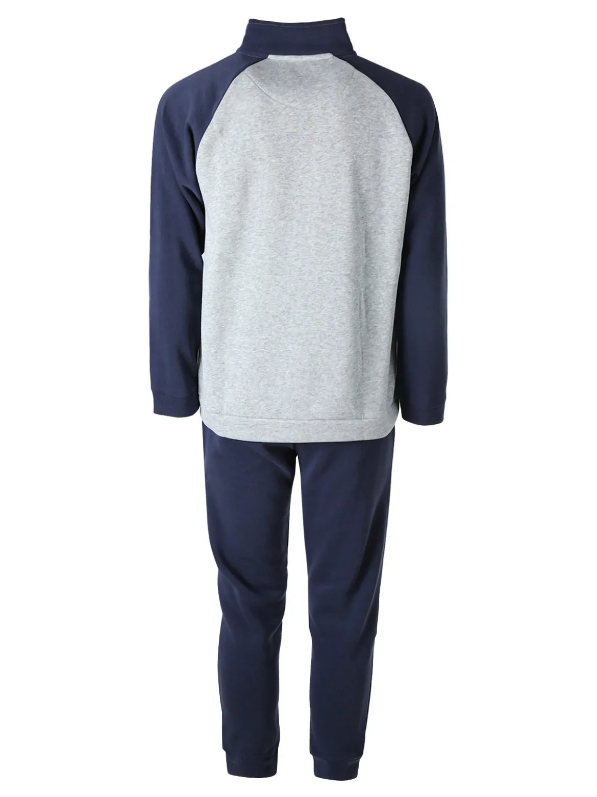 Givova Completo tuta felpata da uomo 2 pezzi full zip - grigio