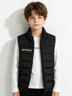 Givova Gilet imbottito da bambino con zip