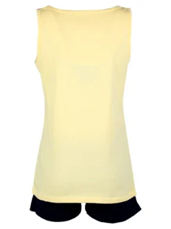Givova Pigiama corto da donna in cotone con canotta e shorts