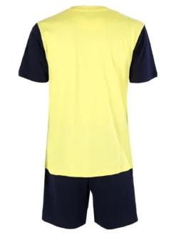 Givova Pigiama corto da uomo in cotone con t-shirt e bermuda