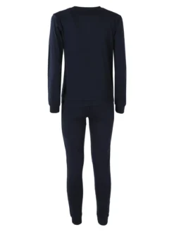 Givova Pigiama donna in cotone interlock con stampa - blu scuro