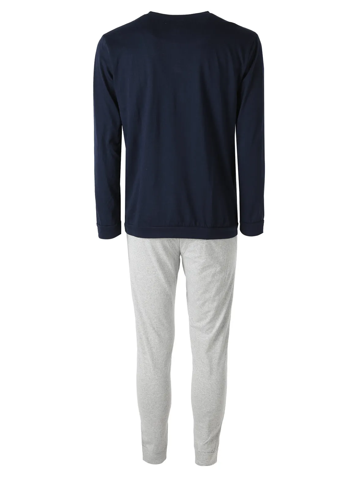 Givova Pigiama lungo da uomo in misto cotone - blu scuro